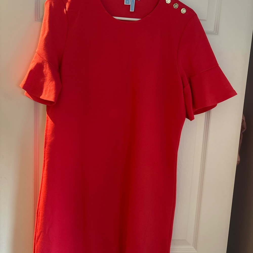 Draper James Pink Mini Shift Dress - Picture 6 of 6